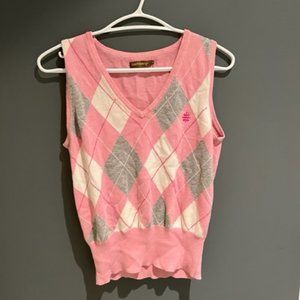 Arglye Print Sweatervest